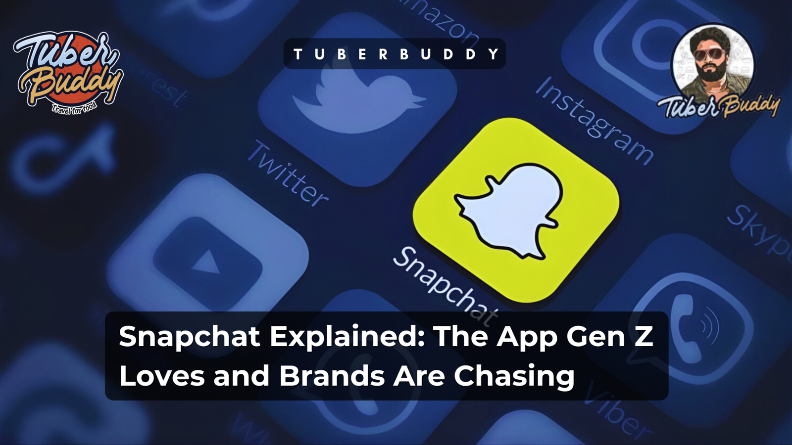 Snapchat app logo highlighting why Snapchat is popular among Gen Z users and brands