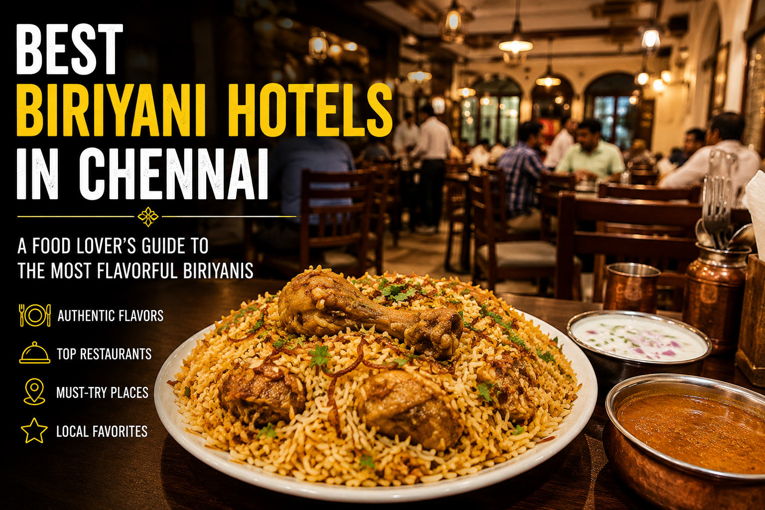 Best Biriyani Hotels in Chennai: Must-Try Restaurants for Every Biriyani Lover 