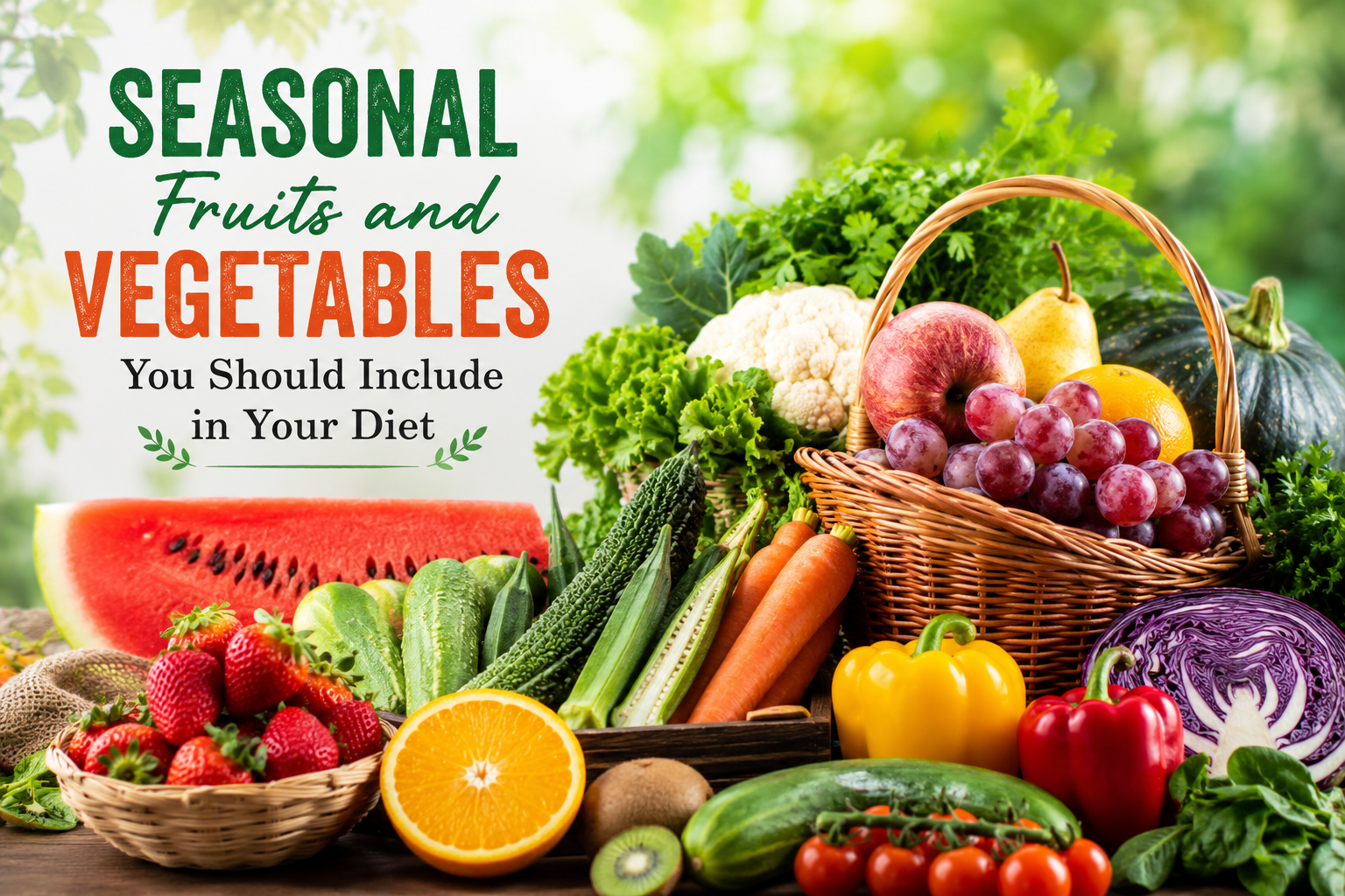 Seasonal Fruits and Vegetables You Should Include in Your Diet
