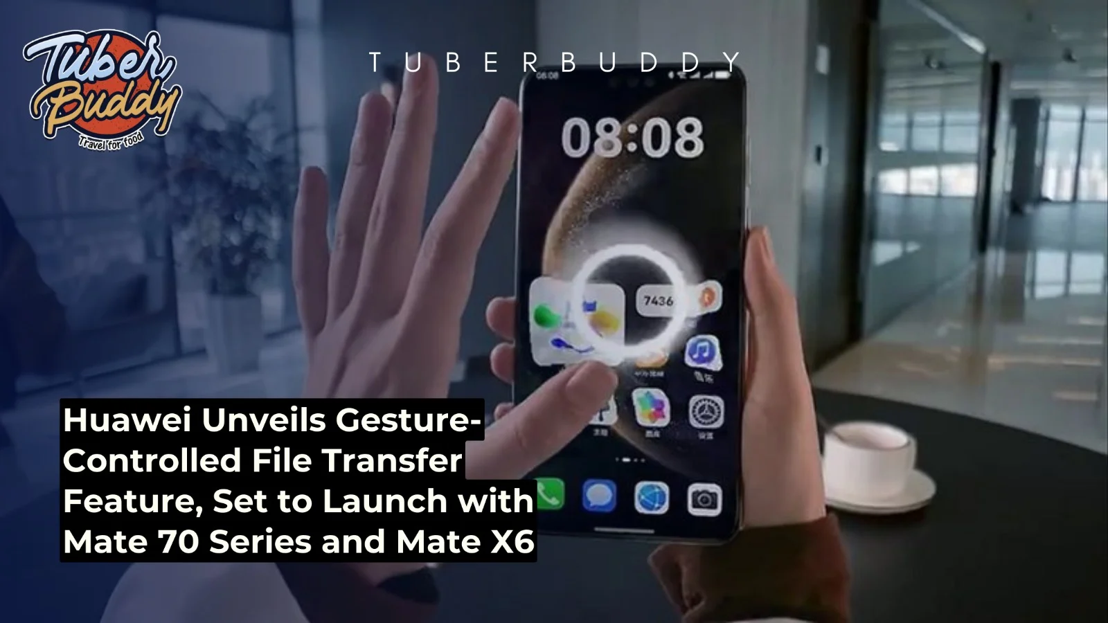 Huawei Unveils Gesture-Controlled File Transfer Feature, Set to Launch with Mate 70 Series and Mate X6