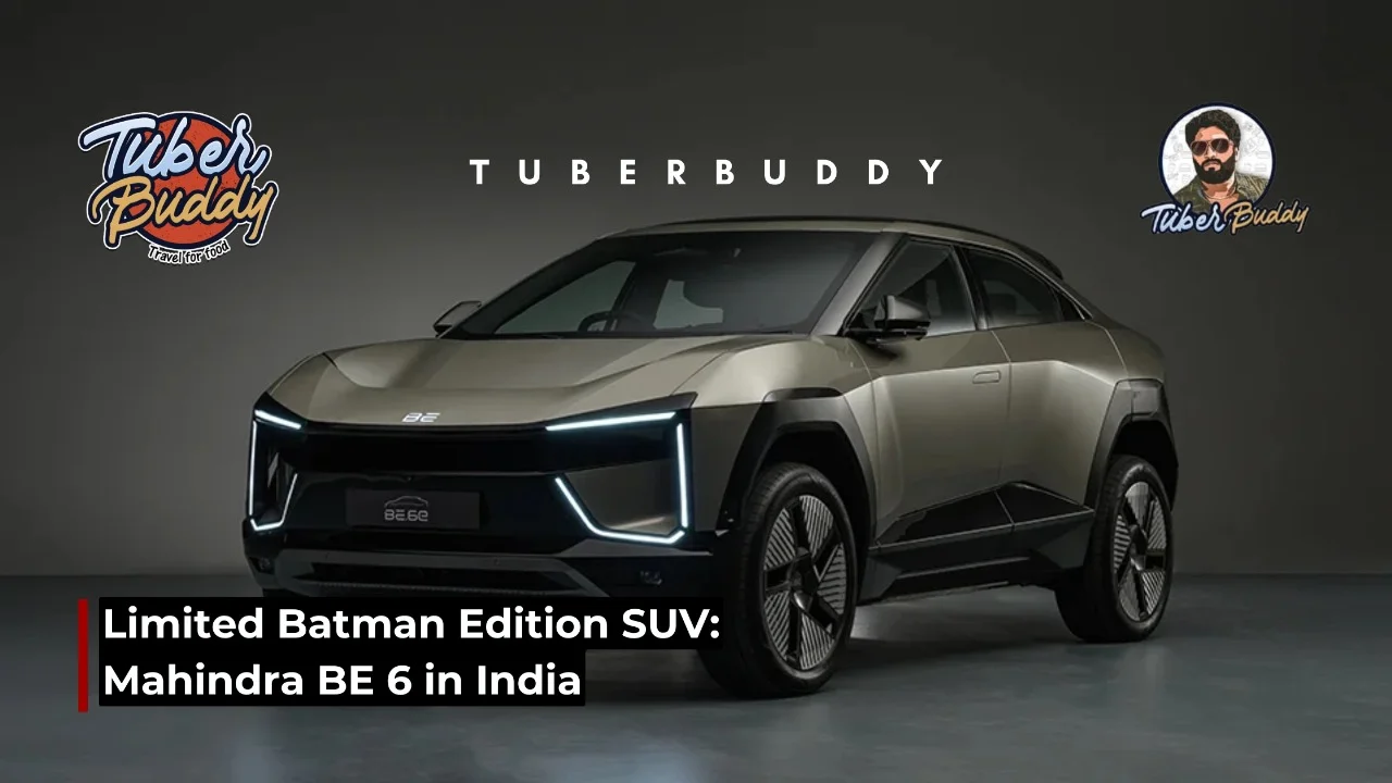 Limited Batman Edition SUV: Mahindra BE 6 in India