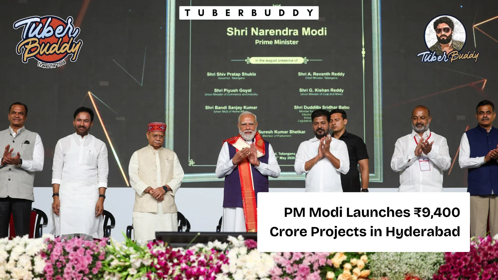 PM Modi Launches ₹9,400 Crore Projects in Hyderabad